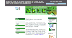 Desktop Screenshot of able.open.ac.uk
