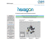 Tablet Screenshot of hexagon.open.ac.uk