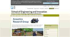 Desktop Screenshot of acoustics.open.ac.uk