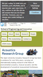 Mobile Screenshot of acoustics.open.ac.uk