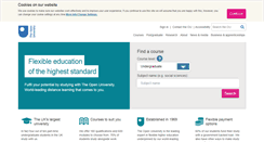 Desktop Screenshot of open.ac.uk