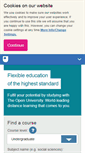 Mobile Screenshot of open.ac.uk