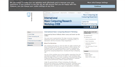 Desktop Screenshot of musiccomp2008.open.ac.uk