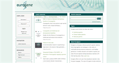 Desktop Screenshot of eurogene.open.ac.uk