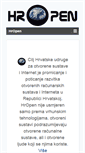 Mobile Screenshot of open.hr