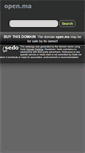 Mobile Screenshot of open.ma
