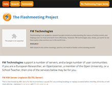 Tablet Screenshot of flashmeeting.open.ac.uk